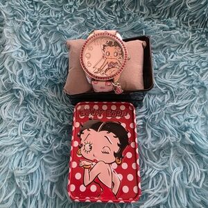 Betty Boop Womens Watch - Pink